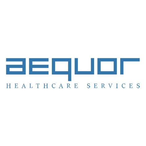 Logo for Aequor Healthcare.