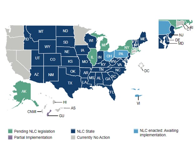 what-states-are-in-the-nursing-compact